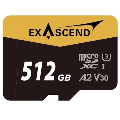 Thẻ nhớ microSDXC Exascend Catalyst 512GB V30 U3 A2 UHS-I upto 175MB/s EX512GUSDU1 - Bảo hành 5 năm