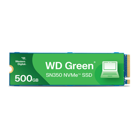 Ổ cứng SSD gắn trong Western Digital Green SN350 PCIe Gen 3 x 4 NVMe 500GB upto 2400MB/s WDS500G2G0C-00CDH0 - Bảo hành 3 năm
