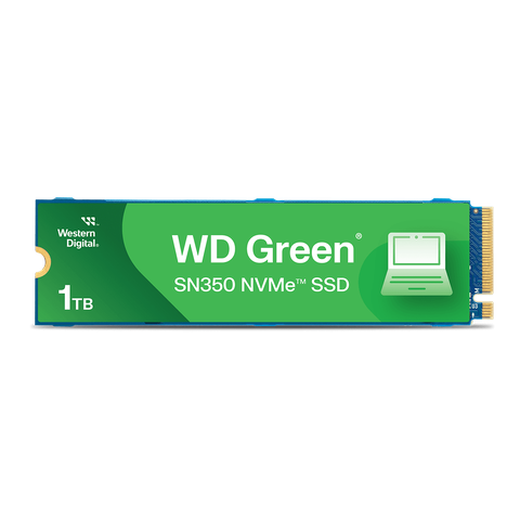 Ổ cứng SSD gắn trong Western Digital Green SN350 PCIe Gen 3 x 4 NVMe 1TB upto 3200MB/s WDS100T3G0C-00AZL0 - Bảo hành 3 năm