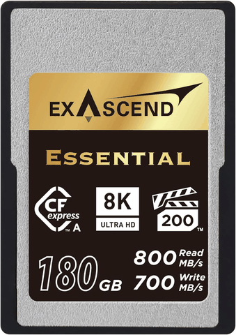 Thẻ Nhớ CFexpress Type A Exascend Essential 180GB upto 800MB/s EXPC3EA180GB - Bảo hành 5 năm