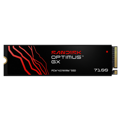 Ổ cứng gắn trong SSD SANDISK Optimus GX 7100 PCIe 4TB M2 2280 PCIe NVMe Gen 4.0 x4 upto 7000MB/s SDSP71400TAN-000E0 - Bảo hành 5 năm