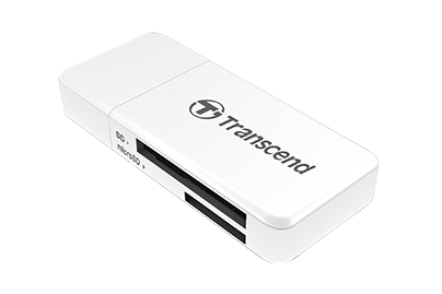 Đầu đọc thẻ nhớ USB 3.1 Transcend TS-RDF5W (trắng) - Bảo hành 2 năm