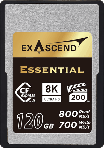 Thẻ Nhớ CFexpress Type A Exascend Essential 120GB upto 800MB/s EXPC3EA120GB - Bảo hành 5 năm