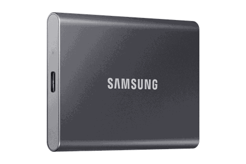 Ổ cứng di động SSD Samsung T7 Portable 4TB 1050MB/s Xám Titan MU-PC4T0T/WW - Bảo hành 3 năm