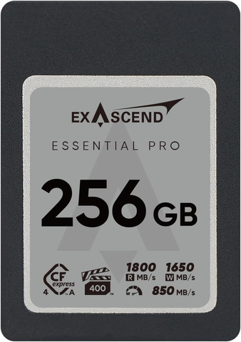 Thẻ Nhớ CFexpress Type A Exascend Essential Pro 256GB PCIe 4.0 upto 1800MB/s EXPC4EA256GB - Bảo hành 5 năm