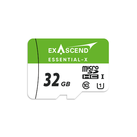 Thẻ nhớ microSDHC Exascend Essential-X 32GB C10, U1 upto 90MB/s ES032GTFC1MP - Bảo hành 5 năm