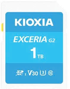 Thẻ nhớ SDXC KIOXIA EXCERIA 1TB C10 UHS-I U3 V30 A1 upto 100MB/s LNEX2L001TG4 - Bảo hành 5 năm
