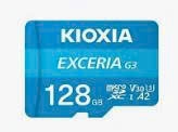 Thẻ nhớ MicroSD KIOXIA EXCERIA 128GB C10 UHS-I U3 V30 A1 upto 100MB/s LMEX2L128GG4 - Bảo hành 5 năm