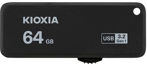 USB 3.2 KIOXIA TransMemory U365 64GB upto 150MB/s LU365K064GG4 Đen  - Bảo hành 5 năm