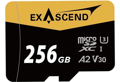 Thẻ nhớ microSDXC Exascend Catalyst 256GB V30 U3 A2 UHS-I upto 175MB/s EX256GUSDU1 - Bảo hành 5 năm