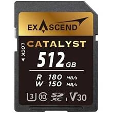 Thẻ nhớ SDXC Exascend Catalyst 512GB Class 10 V30 U3 UHS-I upto 180MB/s EX512GSDU1- Bảo hành 5 năm