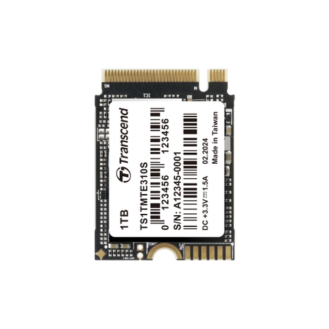 Ổ cứng gắn trong SSD Transcend TS1TMTE310S 1TB M.2 2230 NVMe PCIe Gen4x4 R/W 5000/3500 MB/s - Bảo Hành 5 năm