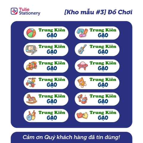 Sticker #3 - Đồ chơi