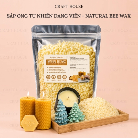 Sáp Ong Tự Nhiên Dạng Viên Craft House Natural Bee Wax