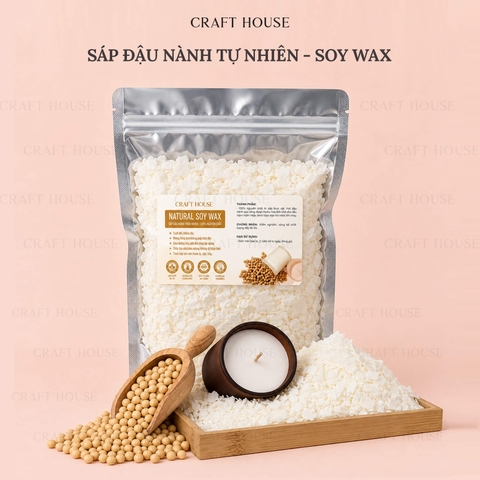 Sáp Đậu Nành Craft House Natural Soy Wax