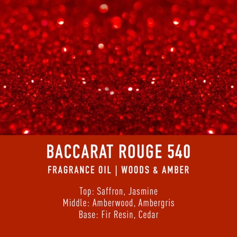 Tinh Dầu Thơm Làm Nến, Tán Hương, Mỹ Phẩm Craft House Luxury Fragrance Oils - Baccarat Rouge 540