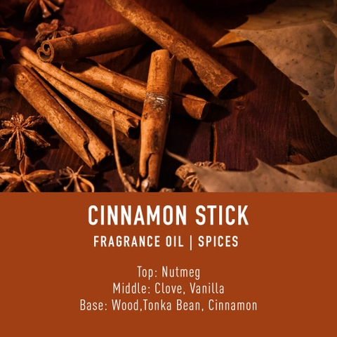 Tinh Dầu Làm Nến, Tán Hương, Nước Hoa, Mỹ Phẩm Craft House Basic Fragrance Oils - Cinnamon Stick