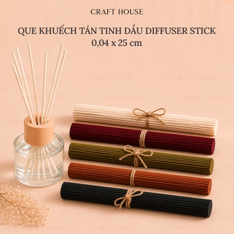 Que Khuếch Tán Tinh Dầu Diffuser Stick 0,04x25 cm - Olive Green