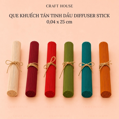 Que Khuếch Tán Tinh Dầu Diffuser Stick 0,04x25 cm - Natural Yellow