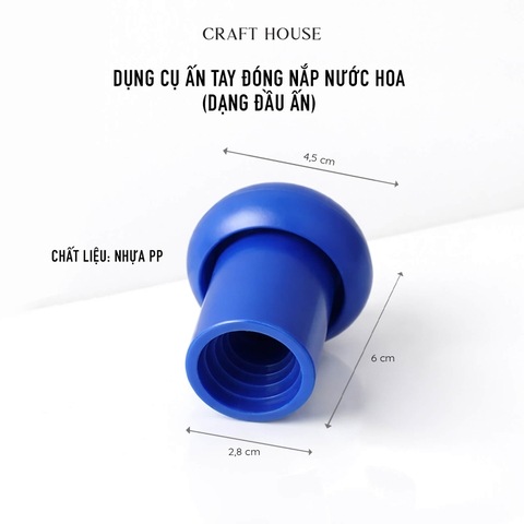 Dụng Cụ Ấn Tay Đóng Nắp Chai Nước Hoa (Dạng Đầu Ấn)