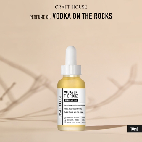 Tinh Dầu Gốc Nước Hoa Cô Đặc Craft House Perfume Oils - Vodka On The Rocks