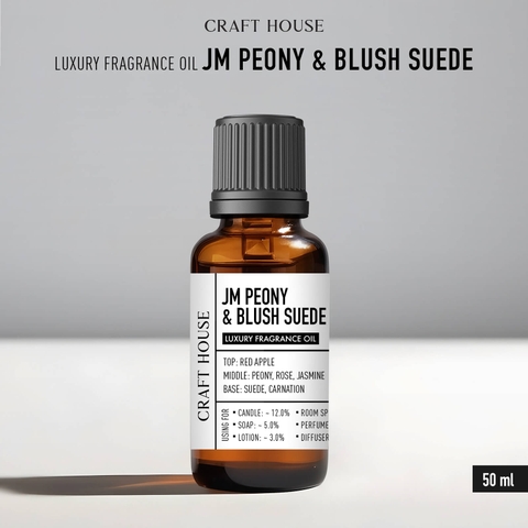 Tinh Dầu Thơm Làm Nến, Tán Hương, Mỹ Phẩm Craft House Luxury Fragrance Oils - JM Peony & Blush Suede