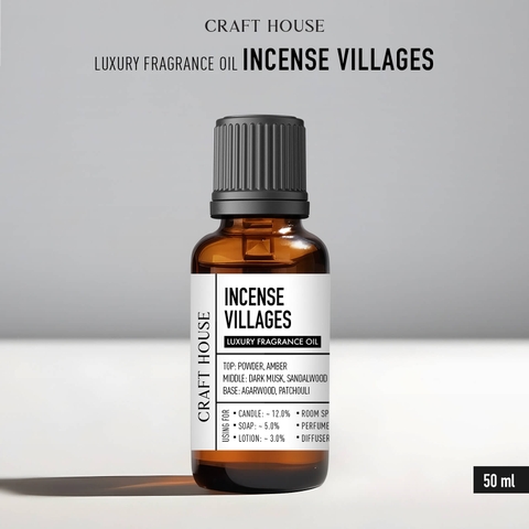 Tinh Dầu Thơm Làm Nến, Tán Hương, Mỹ Phẩm Craft House Luxury Fragrance Oils - Incense Villages