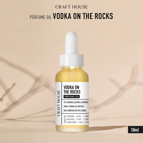 Tinh Dầu Gốc Nước Hoa Cô Đặc Craft House Perfume Oils - Vodka On The Rocks