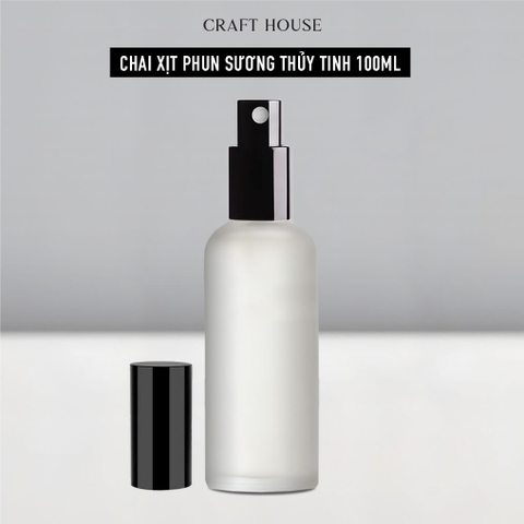 Chai Thủy Tinh Xịt Phun Sương 100ml - Craft House