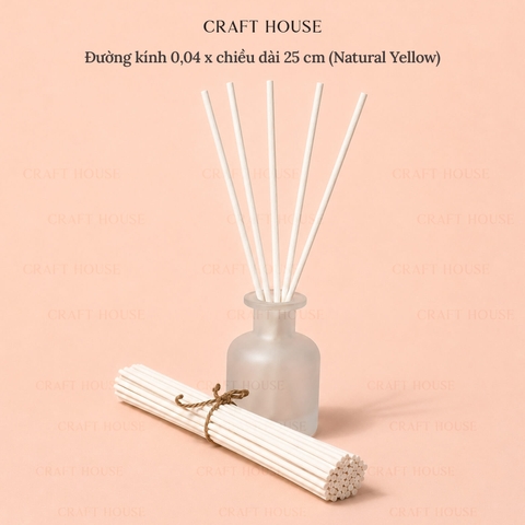 Que Khuếch Tán Tinh Dầu Diffuser Stick 0,04x25 cm - Natural Yellow