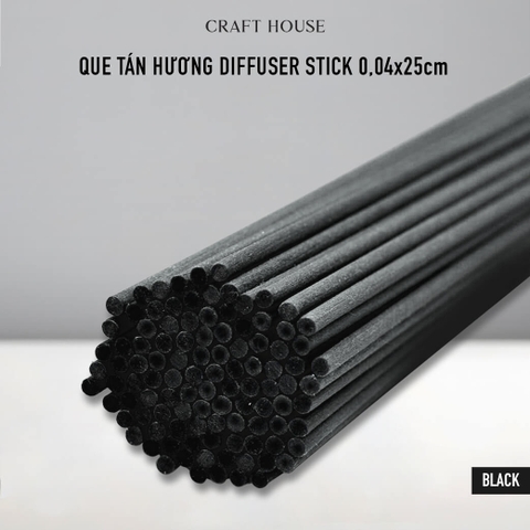 Que Khuếch Tán Tinh Dầu Diffuser Stick 0,04x25 cm - Black