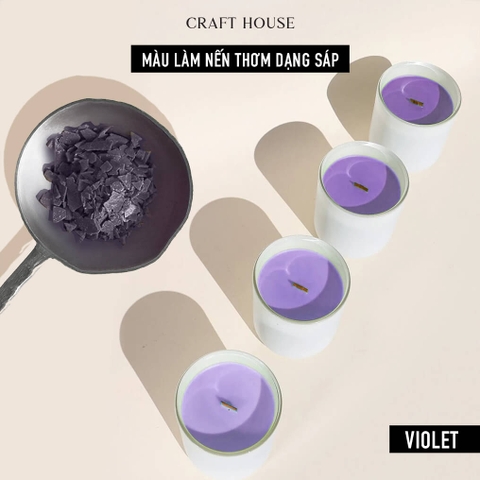 Màu Làm Nến Thơm Dạng Sáp - Violet