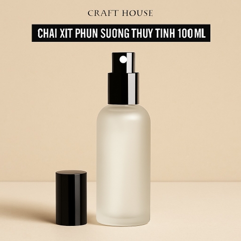 Chai Thủy Tinh Xịt Phun Sương 100ml - Craft House