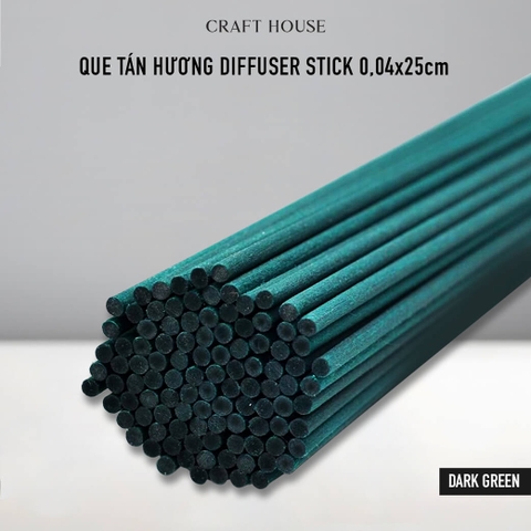Que Khuếch Tán Tinh Dầu Diffuser Stick 0,04x25 cm - Drak Green
