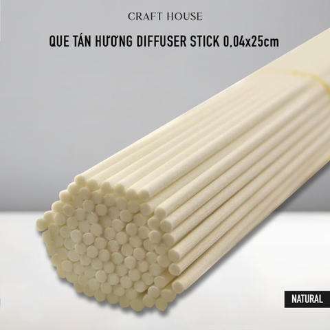 Que Khuếch Tán Tinh Dầu Diffuser Stick 0,04x25 cm - Natural Yellow