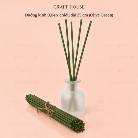 Que Khuếch Tán Tinh Dầu Diffuser Stick 0,04x25 cm - Olive Green