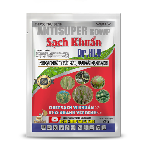 SẠCH KHUẨN Dr.HLV | Antisuper 80WP