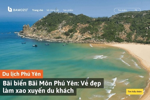 Bãi biển Bãi Môn Phú Yên: Vẻ đẹp làm xao xuyến du khách