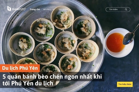 5 quán bánh bèo chén ngon nhất khi tới Phú Yên du lịch