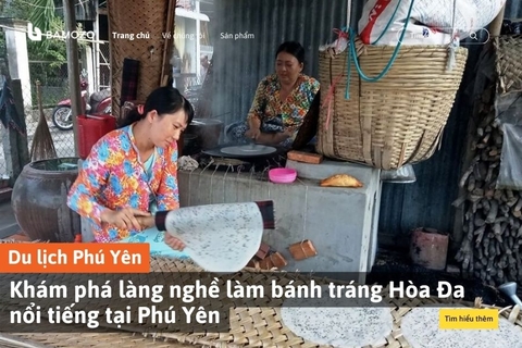 Khám phá làng nghề làm bánh tráng Hòa Đa nổi tiếng tại Phú Yên