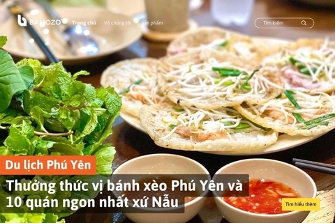 Thưởng thức vị bánh xèo Phú Yên và 10 quán ngon nhất xứ Nẫu