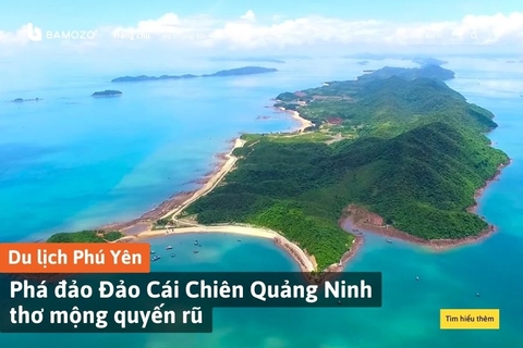 Phá đảo Đảo Cái Chiên Quảng Ninh thơ mộng quyến rũ