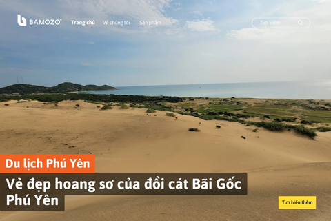 Vẻ đẹp hoang sơ của đồi cát Bãi Gốc Phú Yên