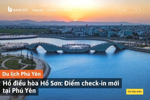 Hồ điều hòa Hồ Sơn: Điểm check-in mới tại Phú Yên