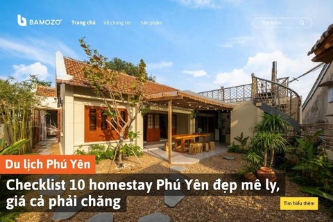 Checklist 10 homestay Phú Yên đẹp mê ly, giá rẻ gần biển