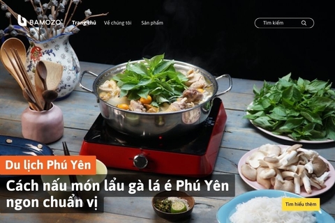 Cách nấu món lẩu gà lá é Phú Yên ngon chuẩn vị
