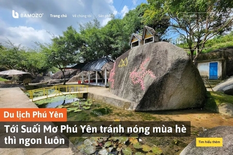 Tới Suối Mơ Phú Yên tránh nóng mùa hè thì ngon luôn