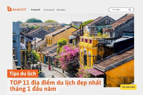 TOP 11 địa điểm du lịch tháng 1 đầu năm đẹp nhất cả nước