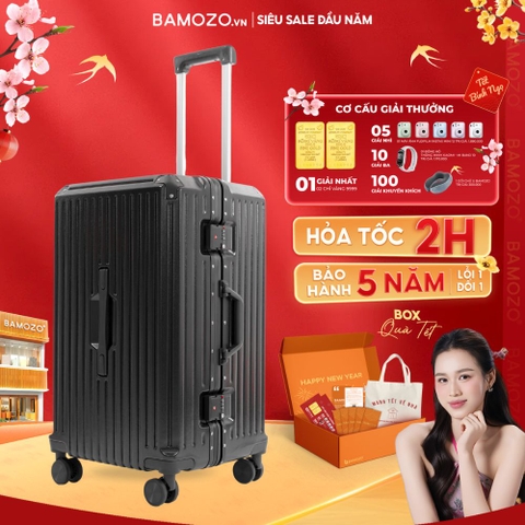 Vali Bamozo khung nhôm Ultrapack size 24 inch (M)