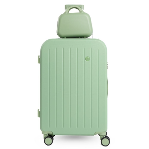 Combo vali khóa kéo Bamozo 8812 size 24 inch (cốp vali 14 inch)